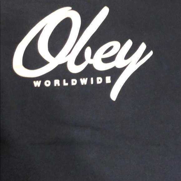 Obey Worldwide Navy Men’s T-shirt - Picture 2 of 4